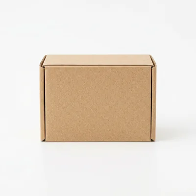 Cardboard Shipping Box Isolated On White Background