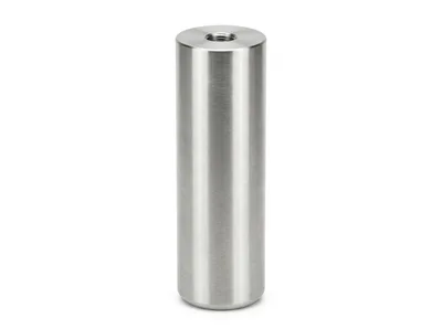 Brushed Stainless Steel Cylindrical Metal Component