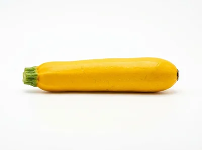 Single Fresh Yellow Zucchini Squash