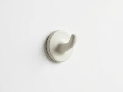 Minimalist White Ceramic Wall Hook