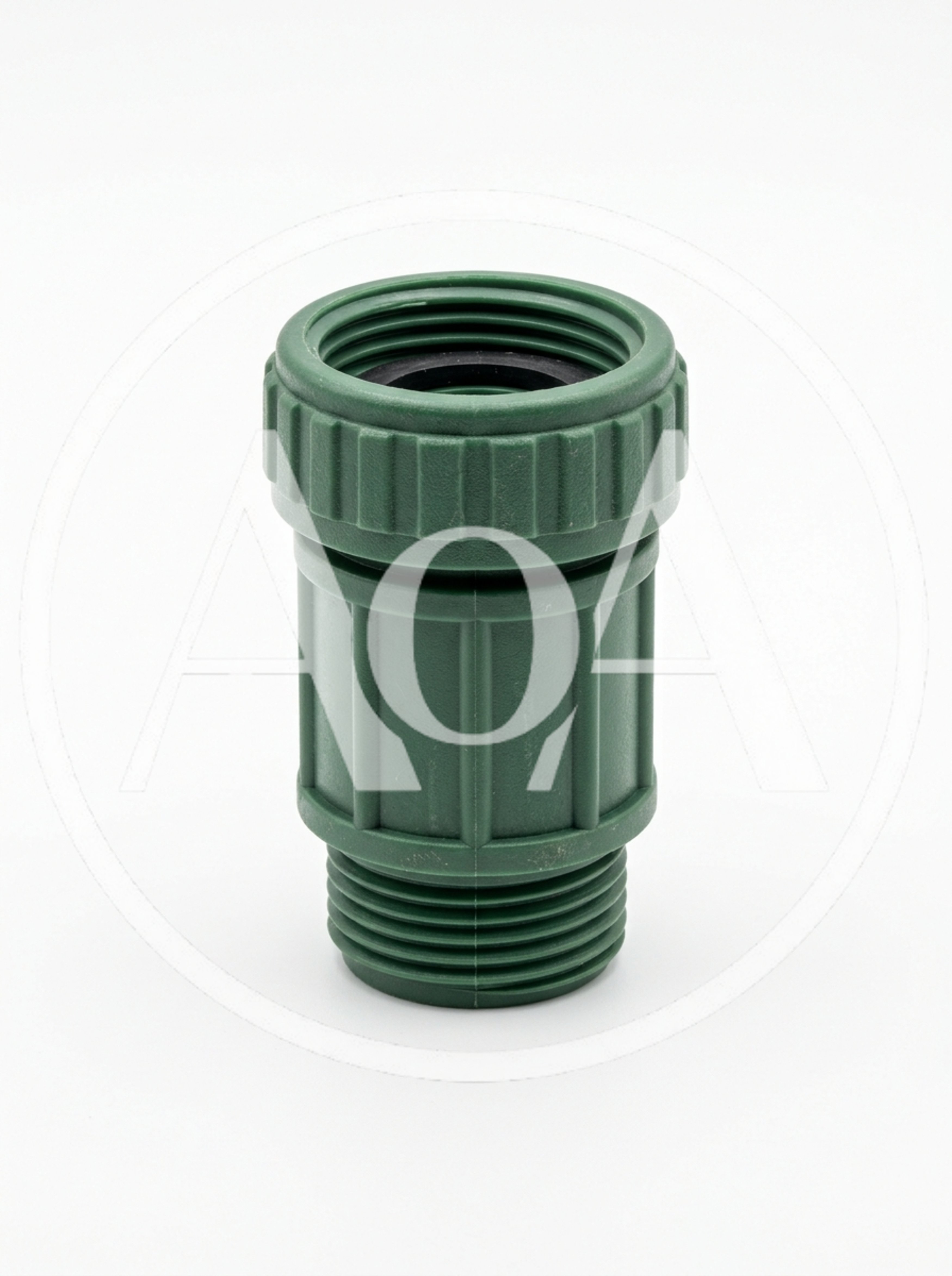 Green Plastic Garden Hose Adapter Fitting