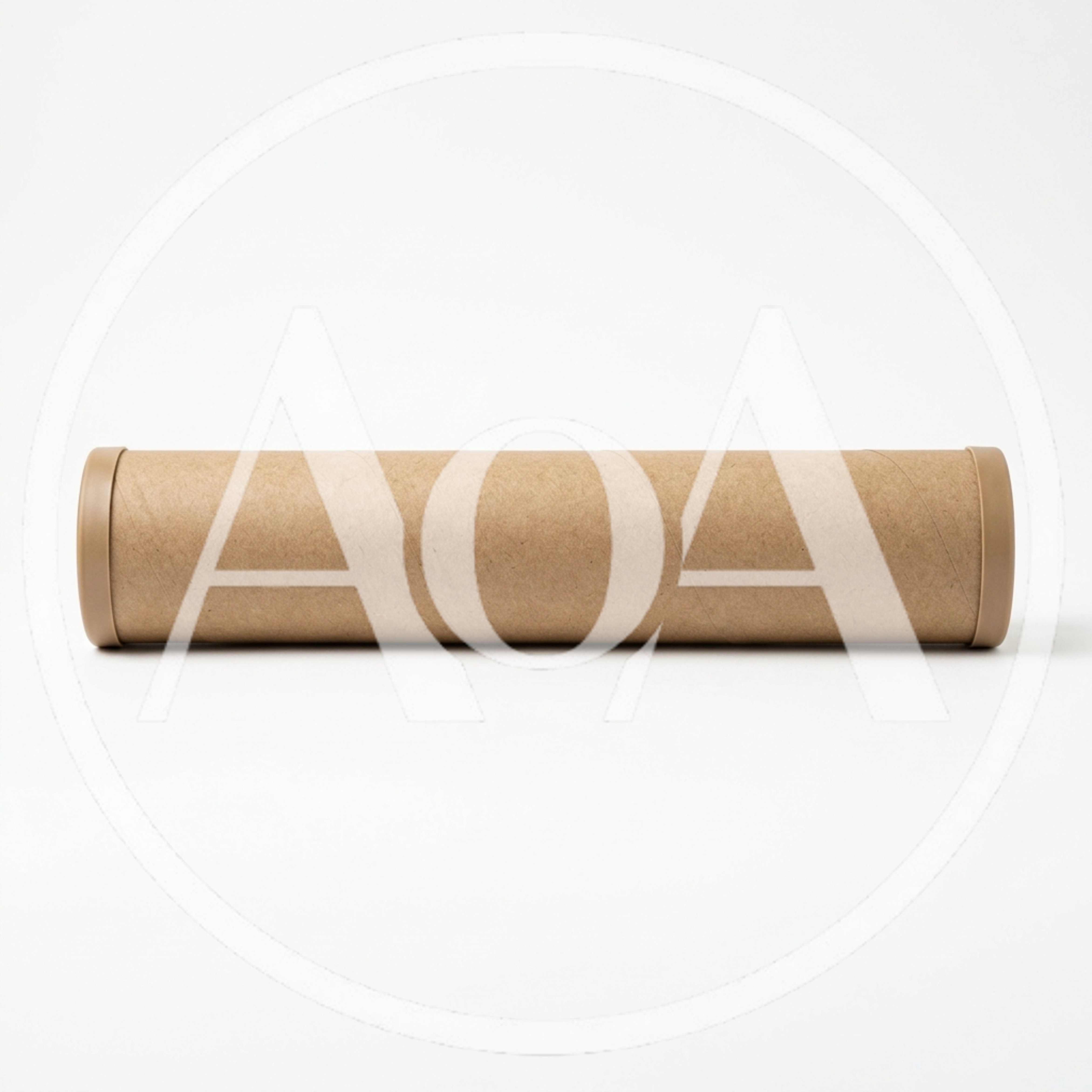 Cardboard Mailing Tube With Plastic End Caps