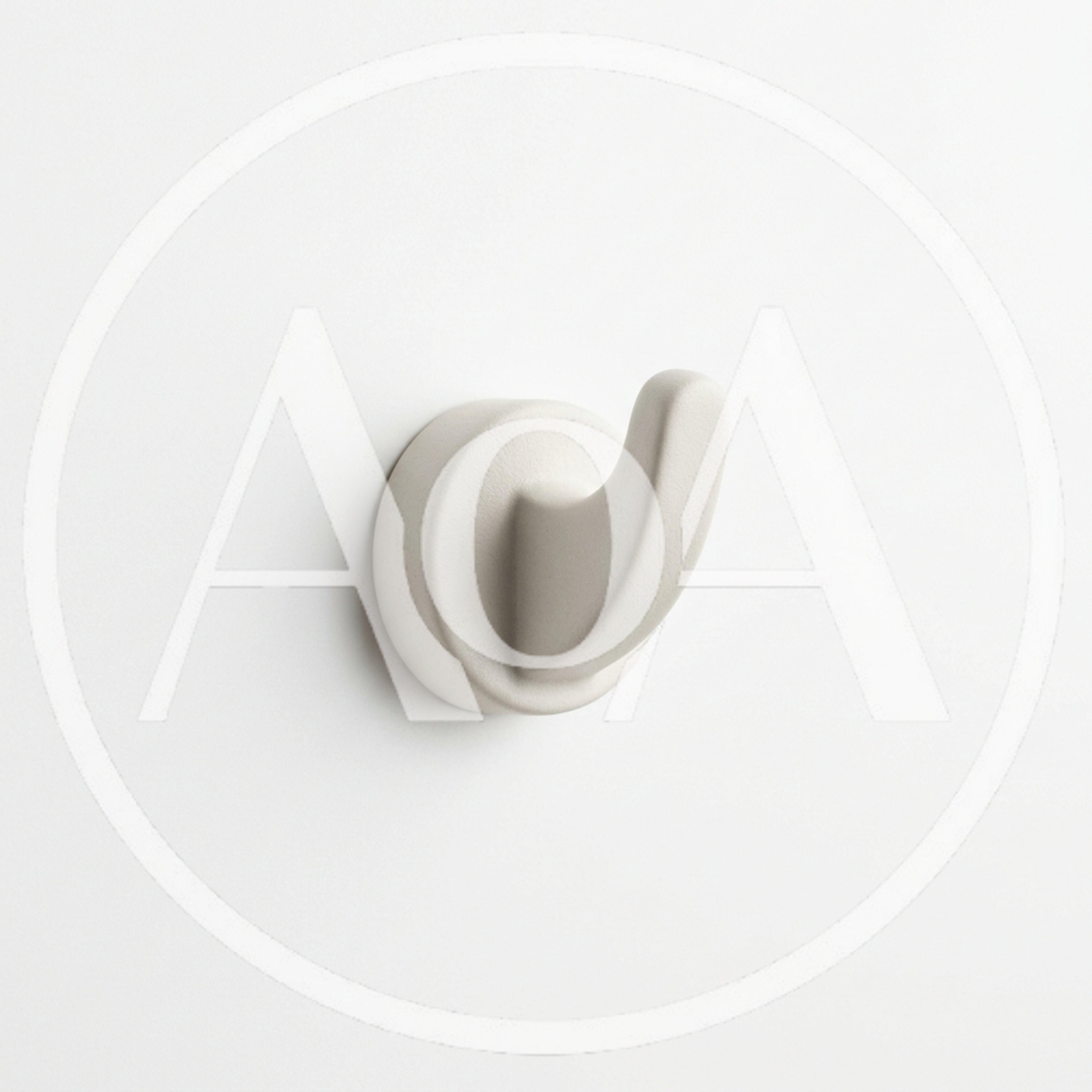 Minimalist Matte White Wall Hook