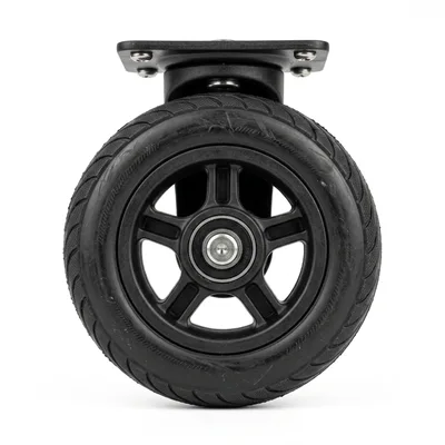 Industrial Swivel Caster Wheel Isolated On White