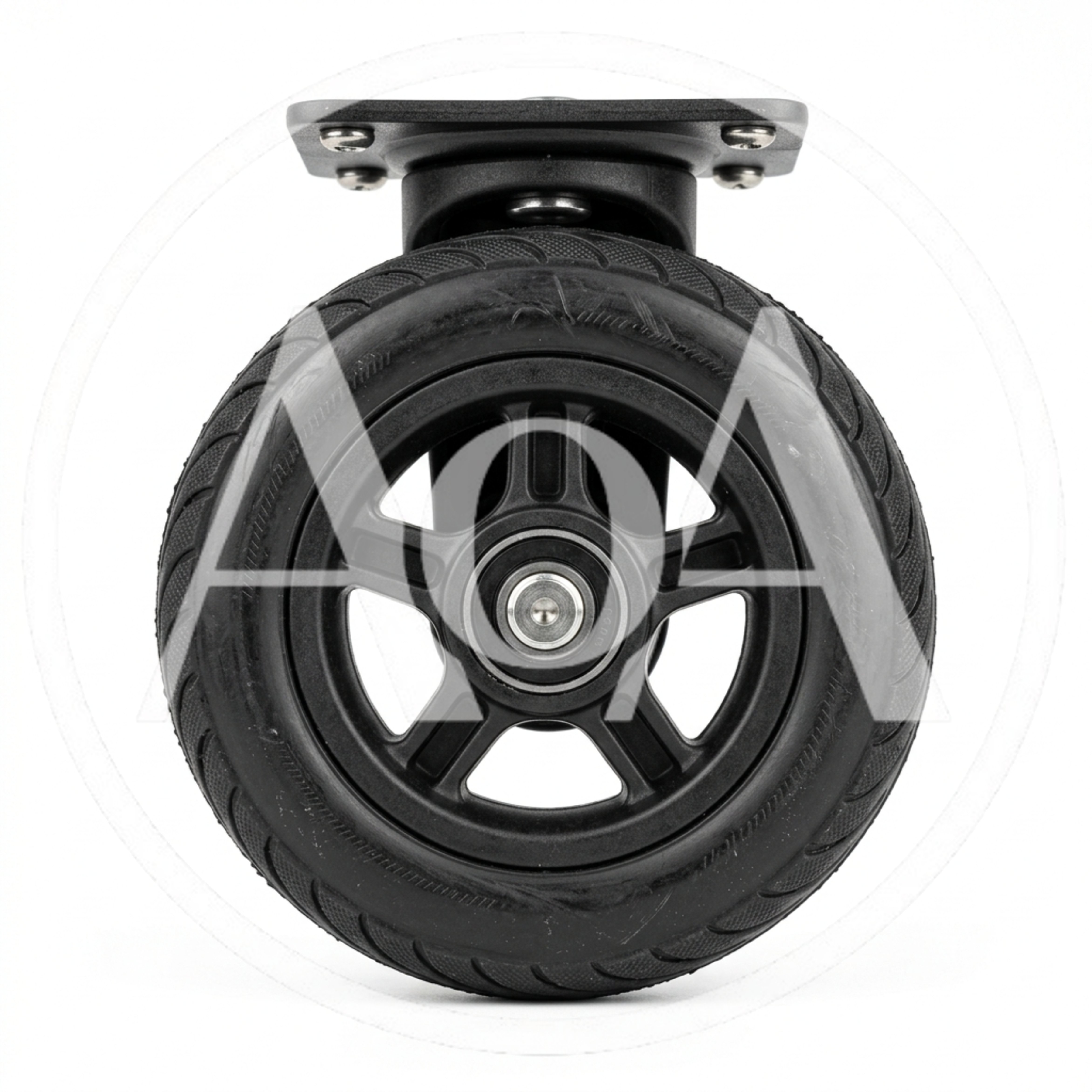 Industrial Swivel Caster Wheel Isolated On White