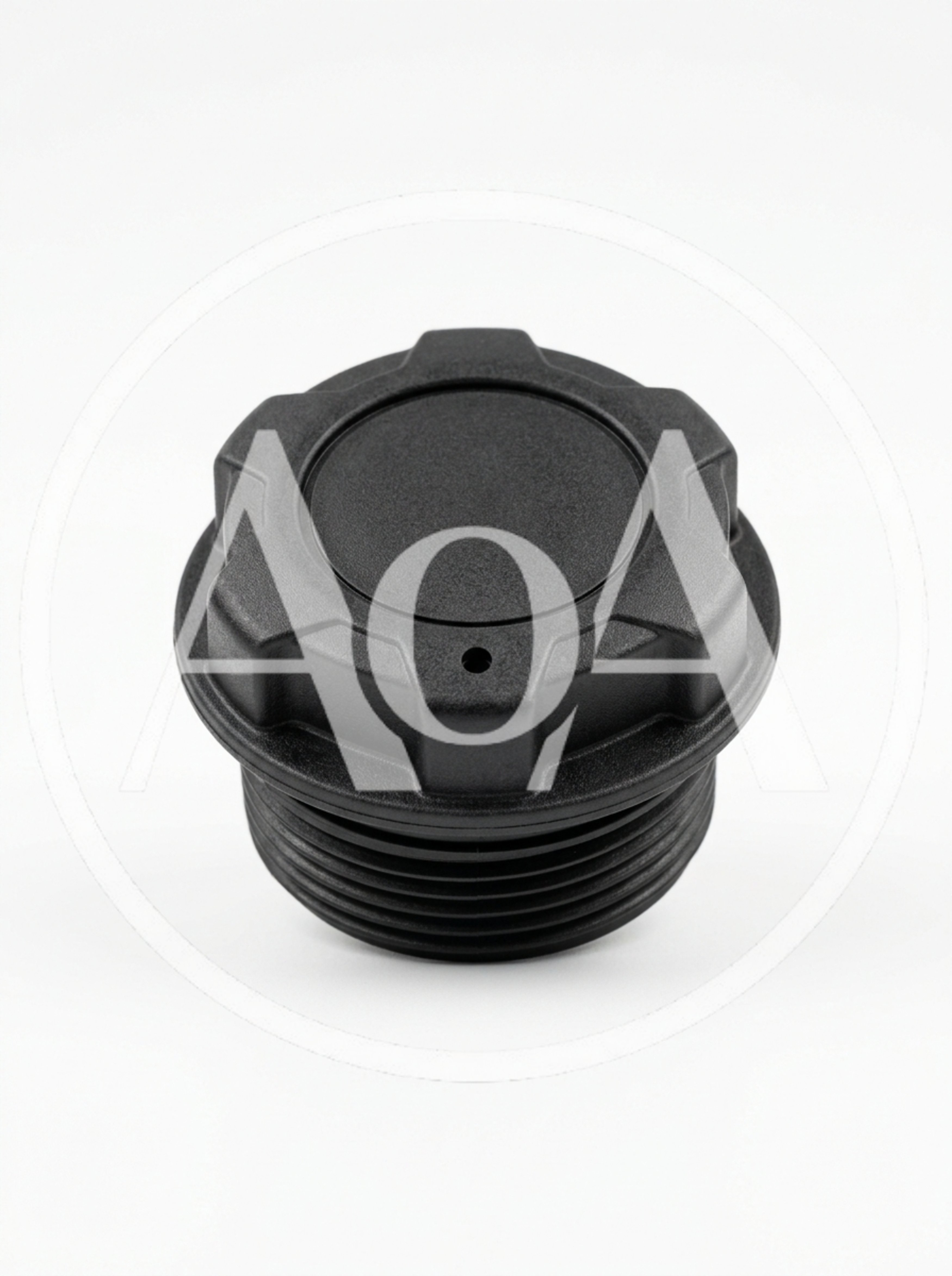 Black Plastic Threaded Cap For Industrial Equipment