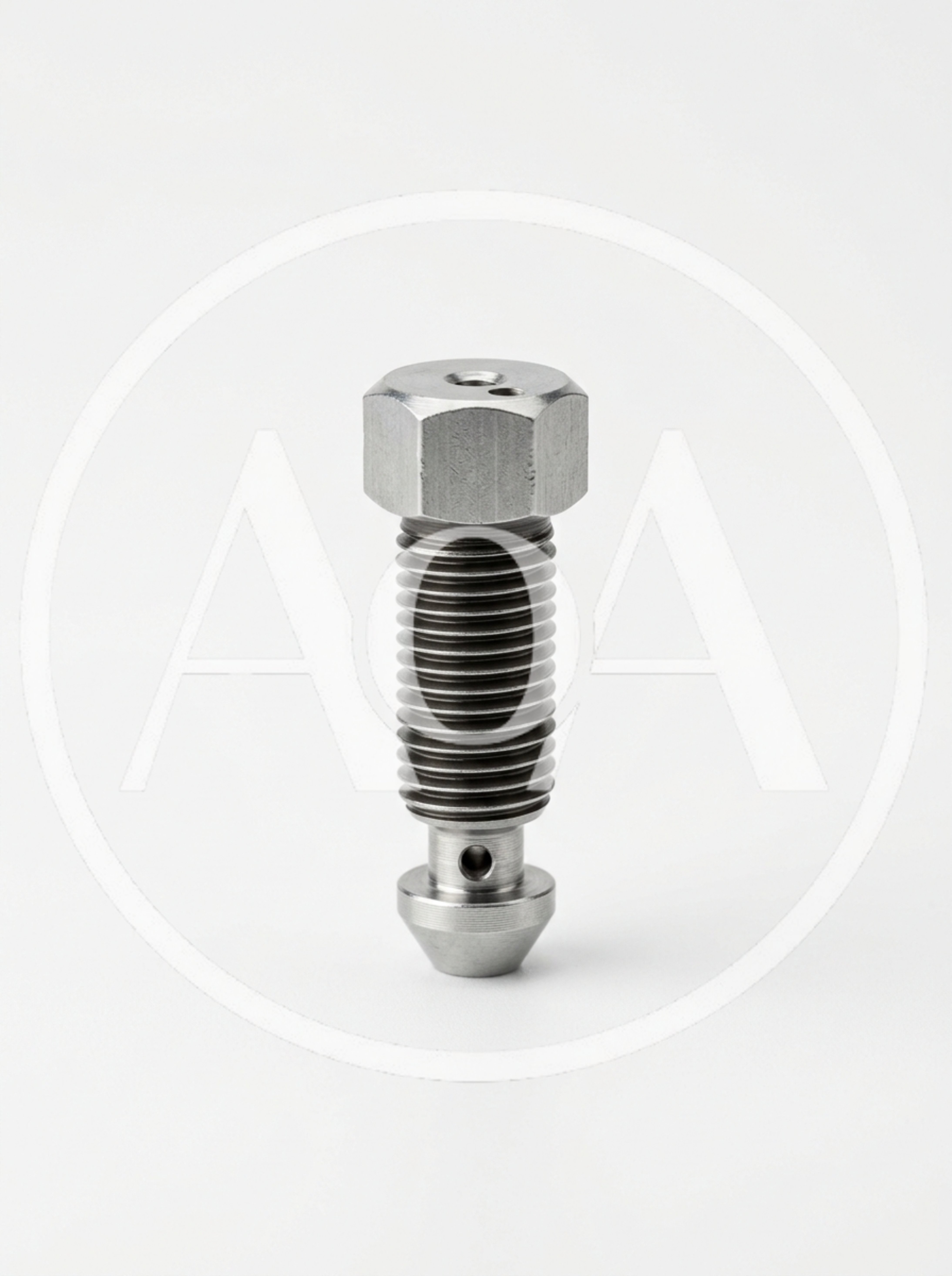 Stainless Steel Banjo Bolt With Threaded Shank
