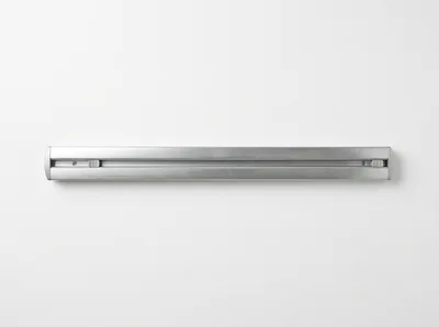 Silver Metal Wall Mounted Display Rail