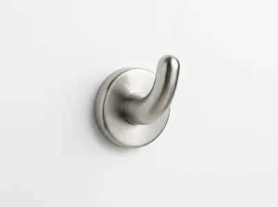 Brushed Nickel Wall Mounted Robe Hook
