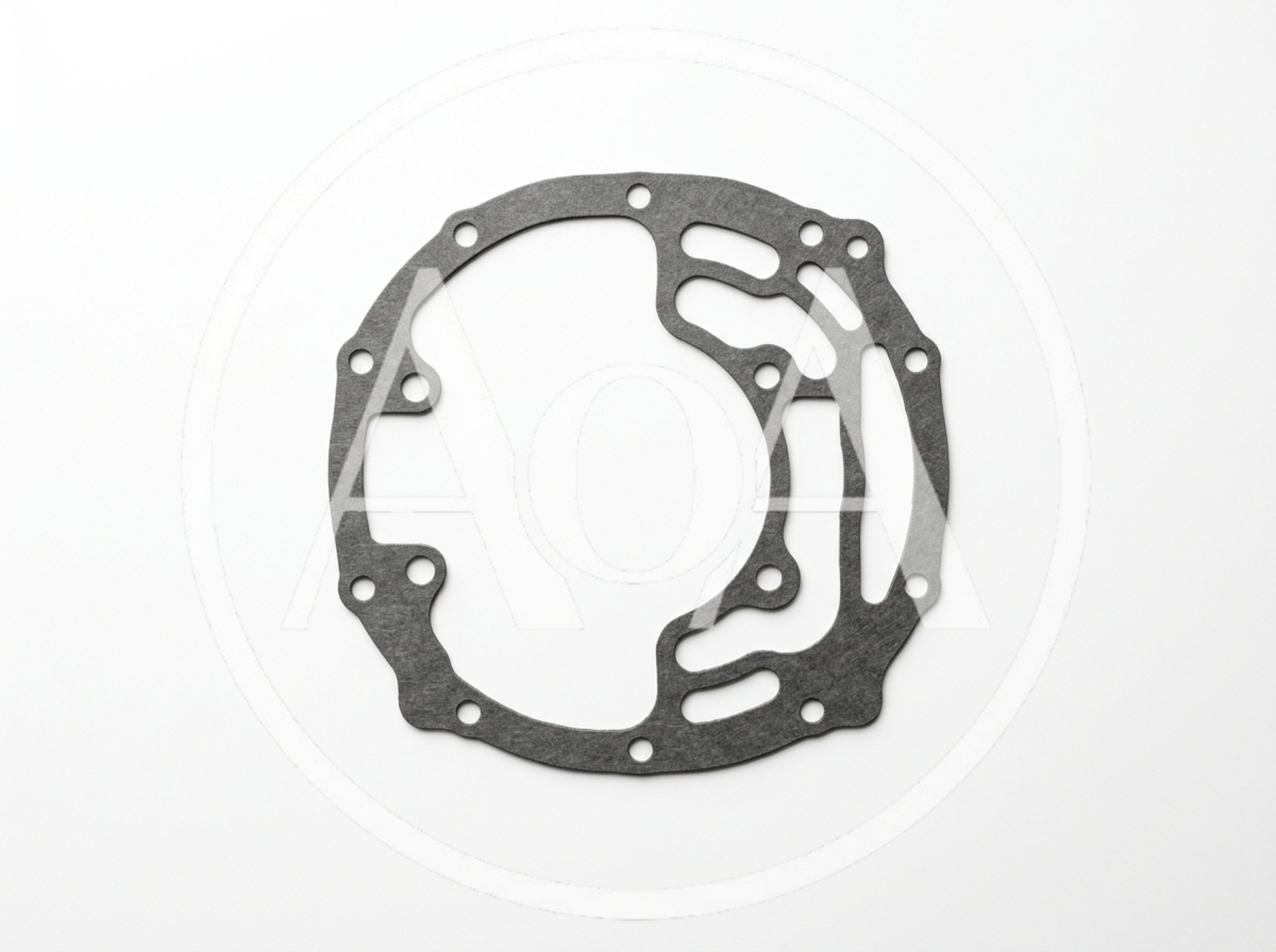 Automotive Transmission Gasket On White Background