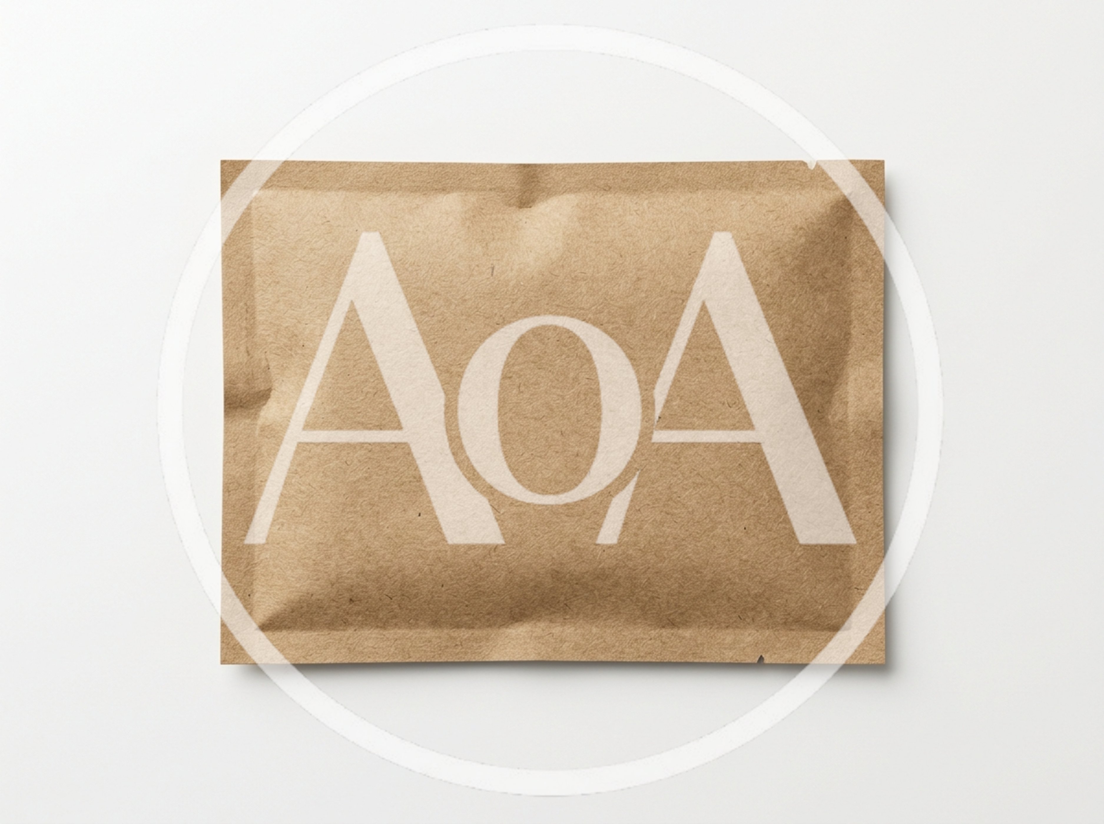 Blank Brown Paper Sachet Mockup