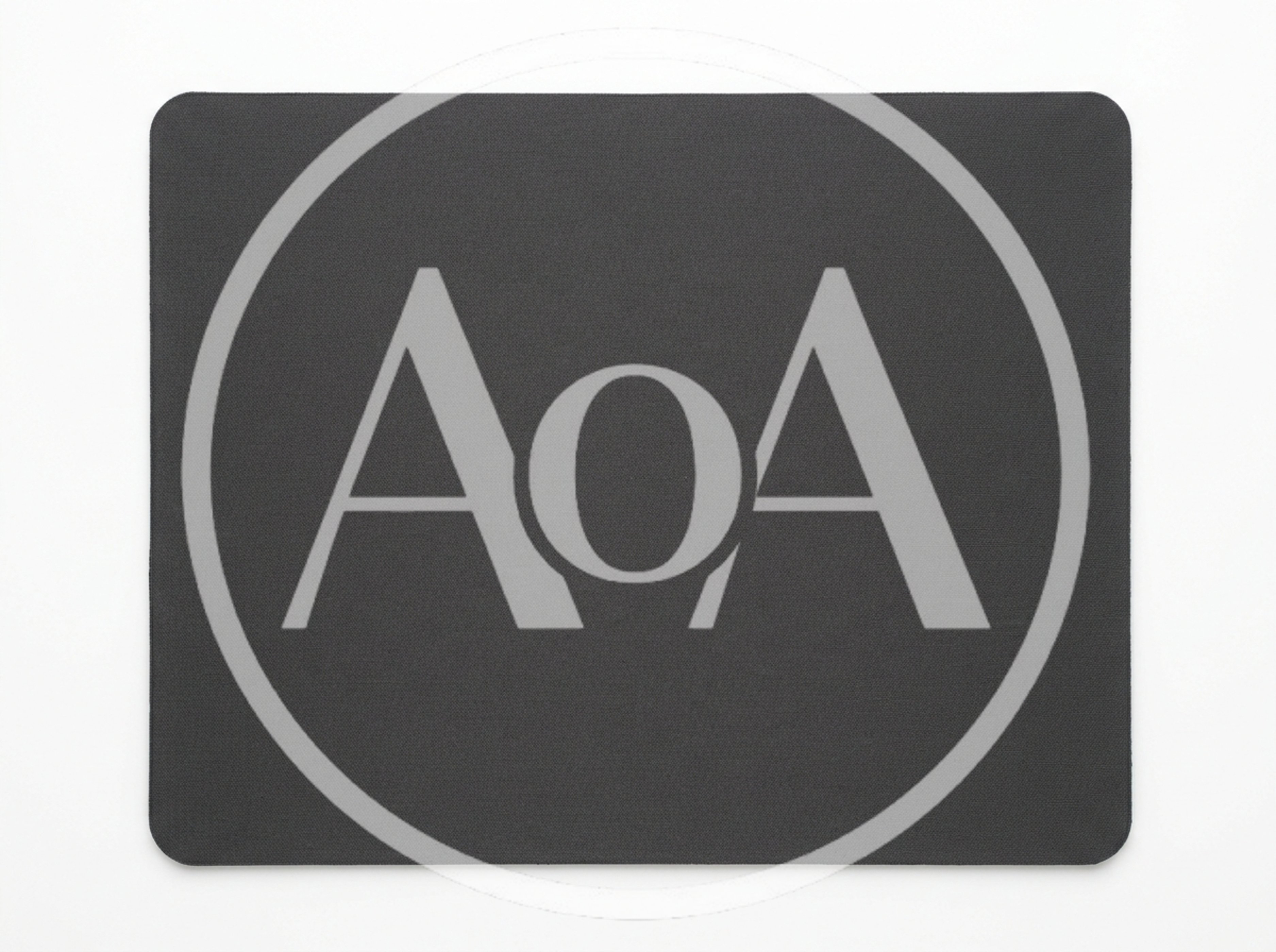 Blank Rectangular Dark Gray Mouse Pad
