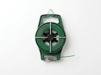 Green Garden Wire Dispenser With Built In Cutter