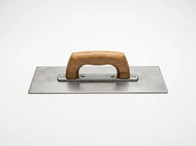 Steel Finishing Trowel With Wooden Handle