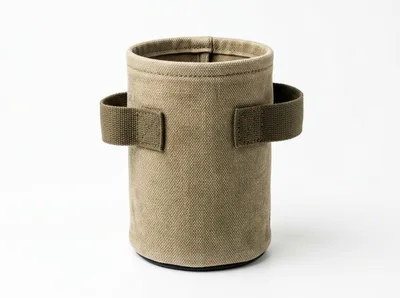 Canvas Storage Bucket With Handles