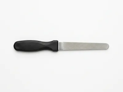 Metal Nail File With Black Plastic Handle