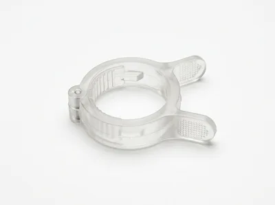 Clear Plastic Ratchet Hose Clamp