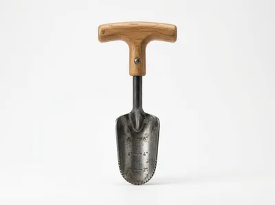 Handheld Garden Trowel With Depth Measurement Markings