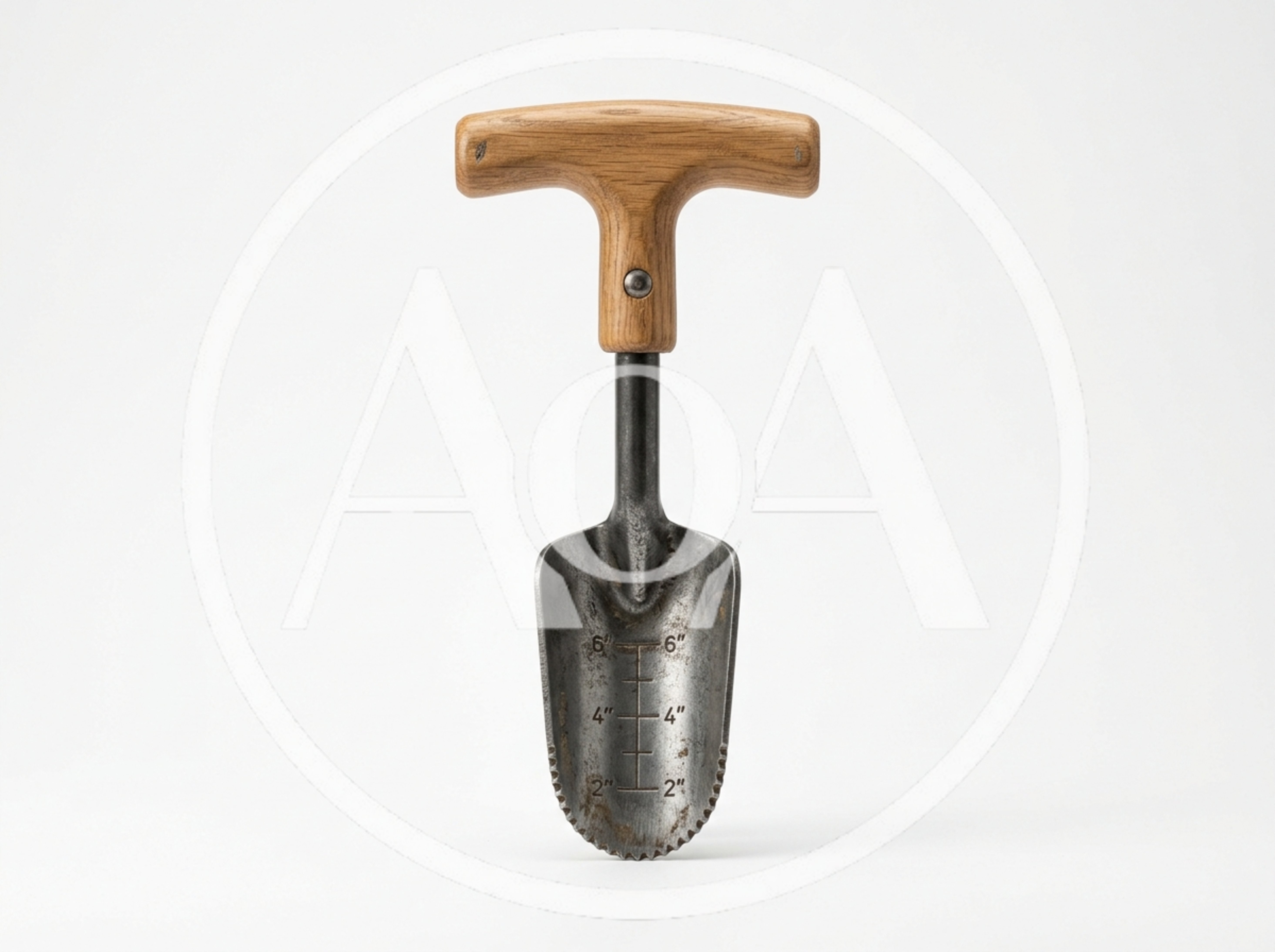 Handheld Garden Trowel With Depth Measurement Markings