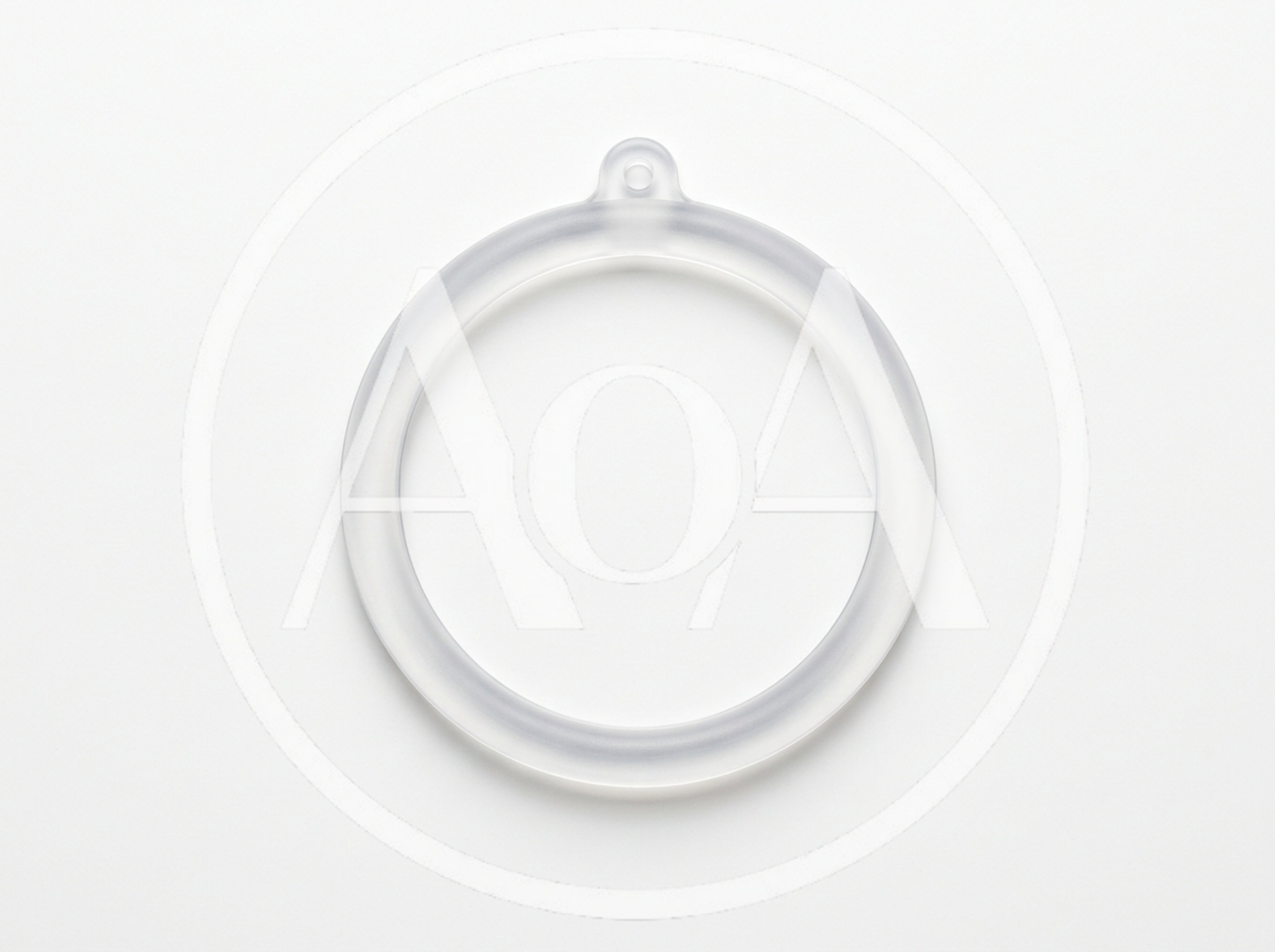 Clear Plastic Curtain Ring With Hanging Tab