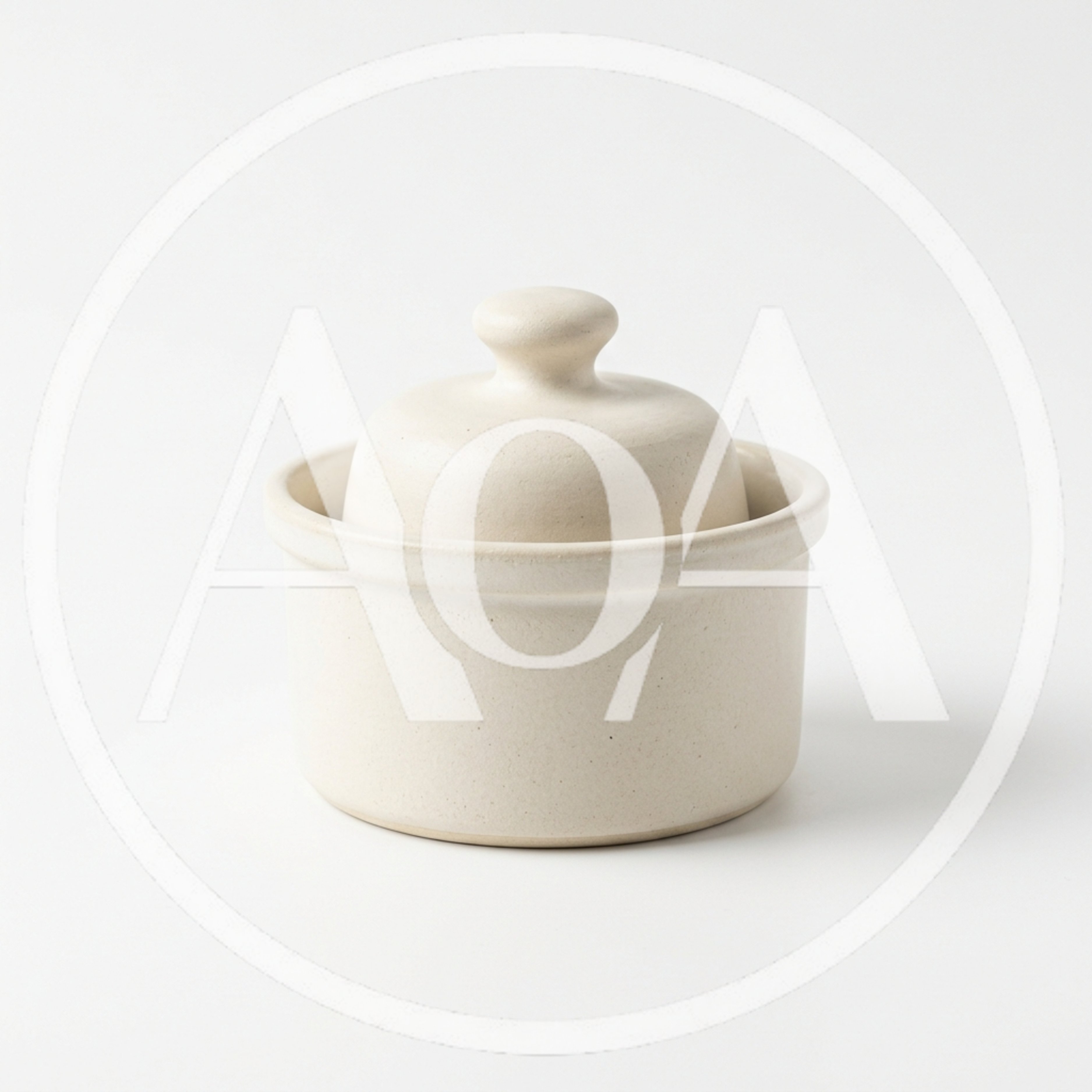 Minimalist Ceramic Sugar Bowl With Lid