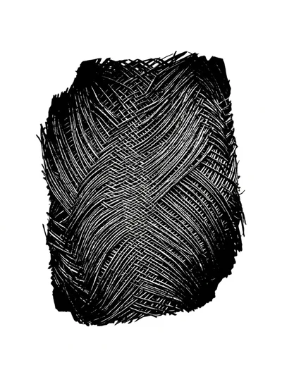 Abstract Black Ink Brush Stroke Texture