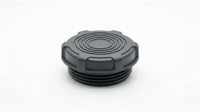 Black Plastic Threaded Cap For Industrial Container