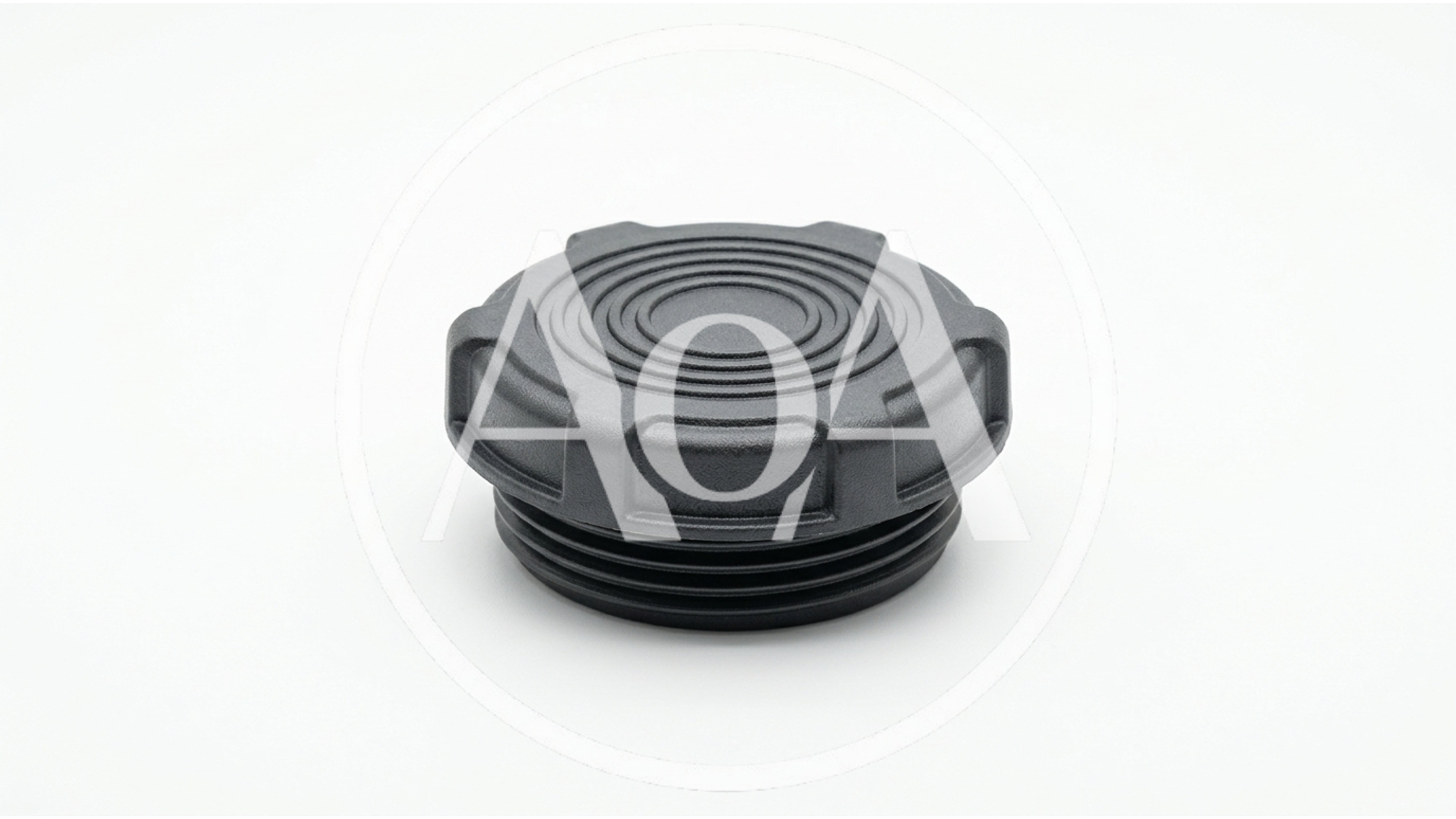 Black Plastic Threaded Cap For Industrial Container