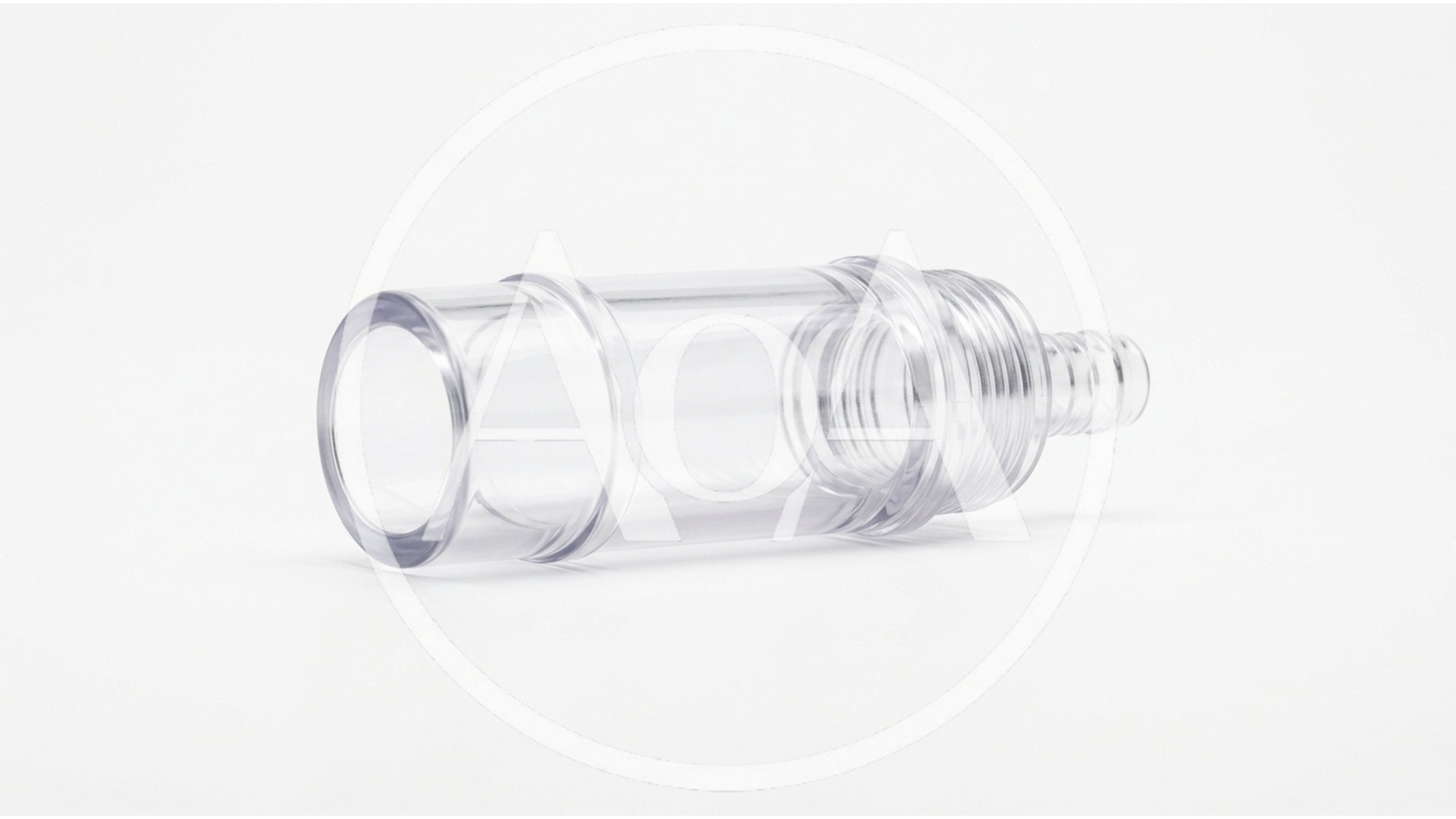 Clear Plastic Medical Connector Fitting