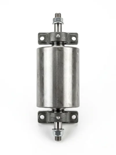 Industrial Steel Roller With Mounted Bearing Blocks