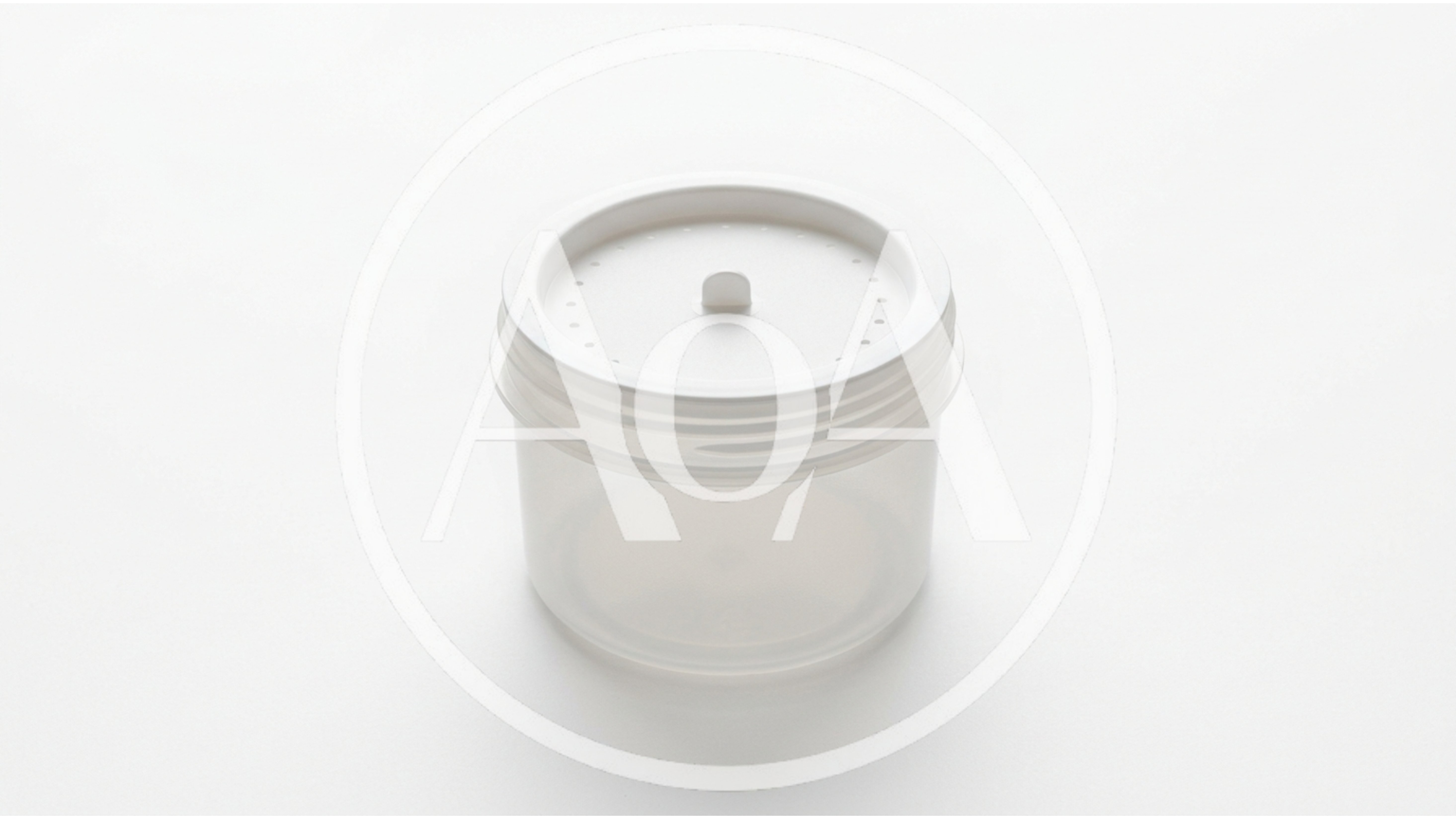 Empty Plastic Food Storage Container With Vented Lid