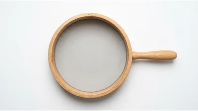 Wooden Sieve With Fine Mesh Screen