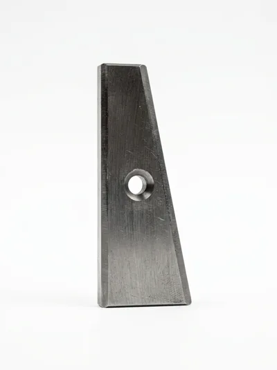 Single Metal Wedge Component With Countersunk Hole