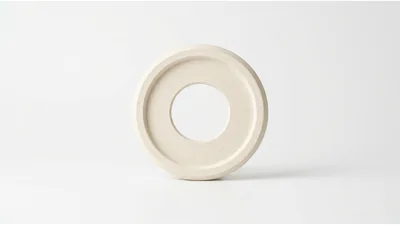 Minimalist Ceramic Circular Decorative Object