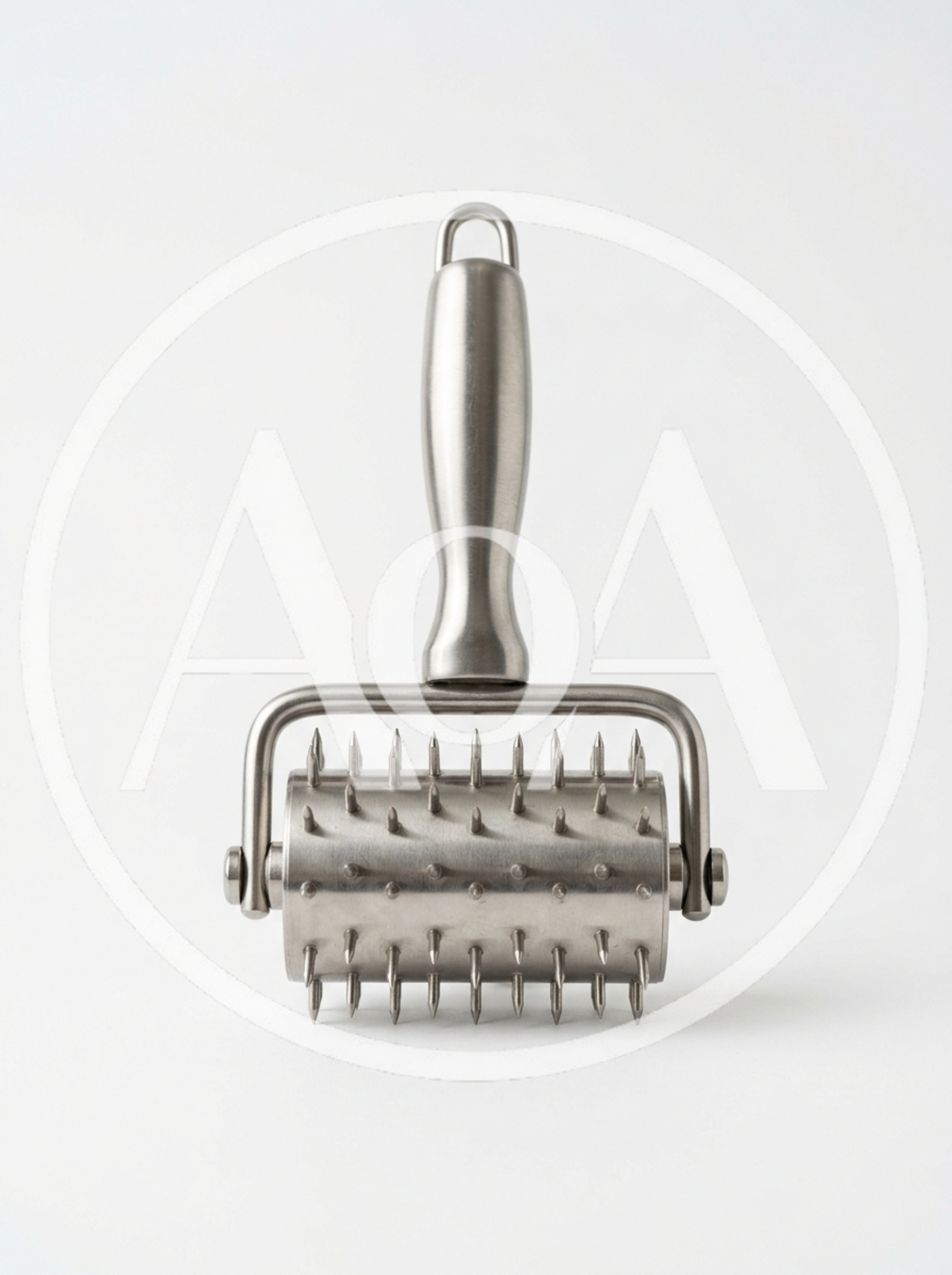 Stainless Steel Dough Docker With Spiked Roller