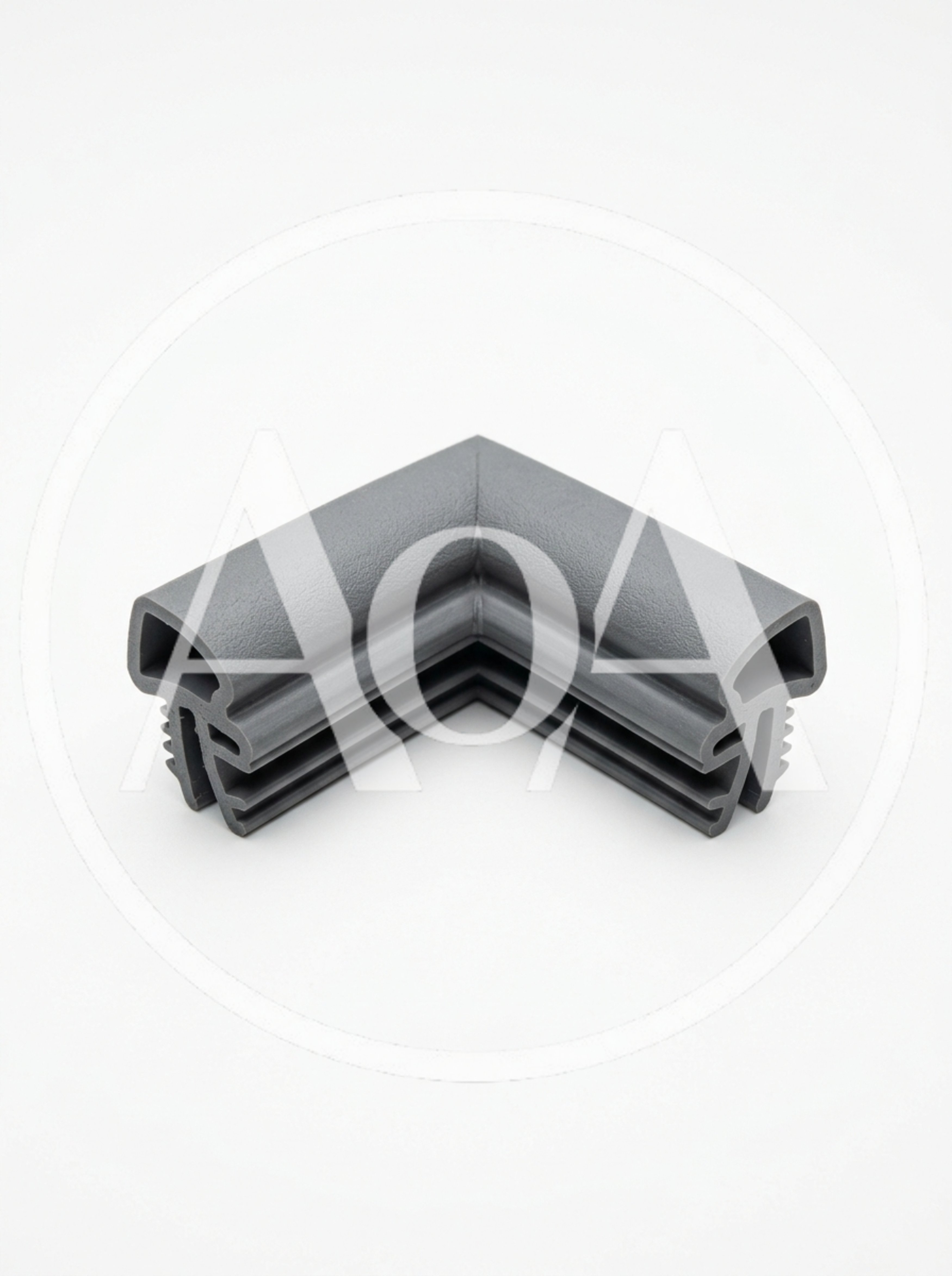 Grey Rubber Corner Seal Gasket