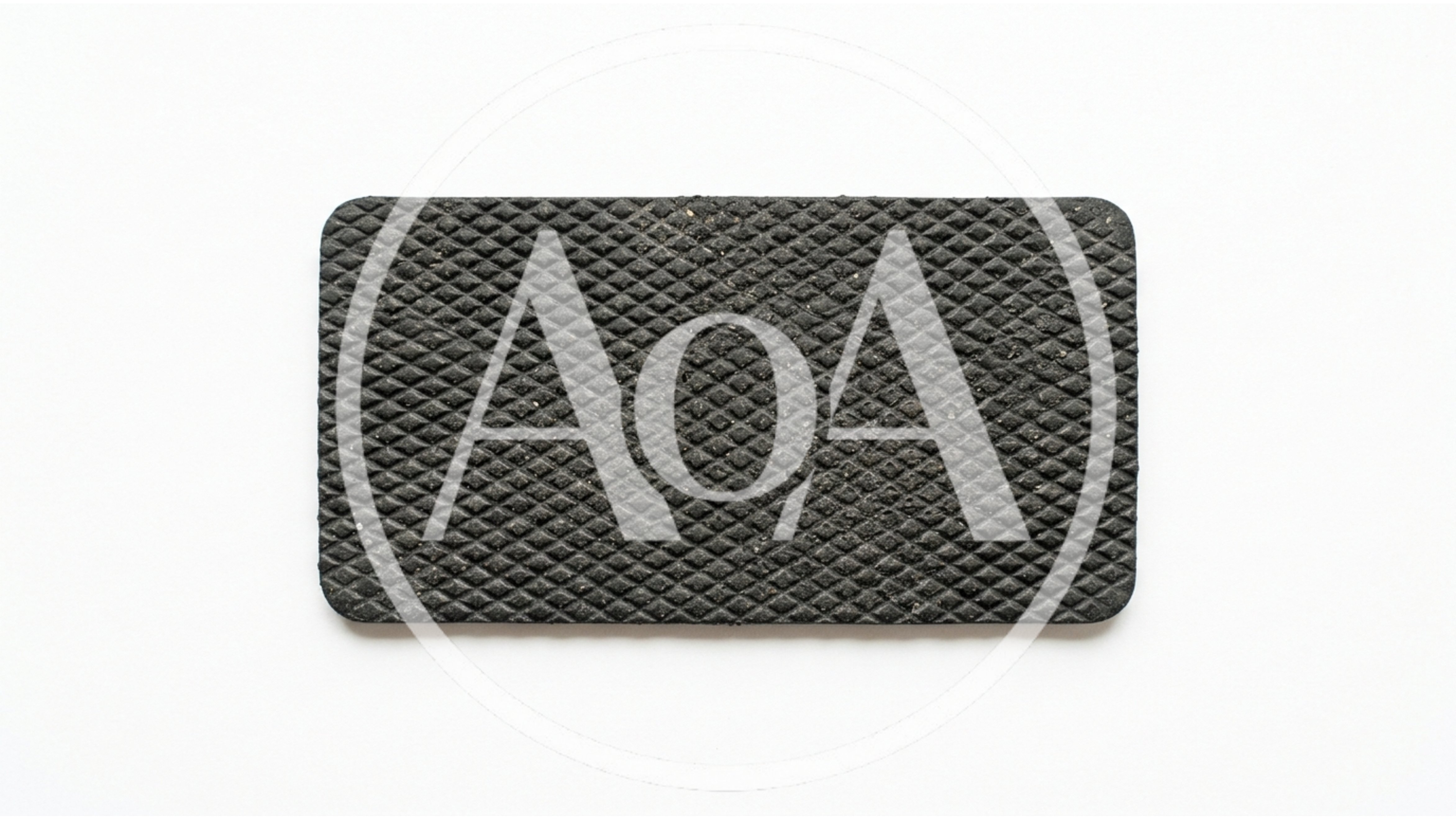 Black Rubber Grip Pad With Diamond Texture
