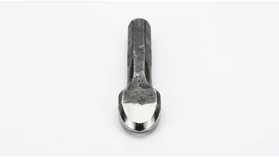 Metal Rivet Setting Tool on White Background