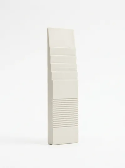 Plastic Door Wedge Stopper On White Background