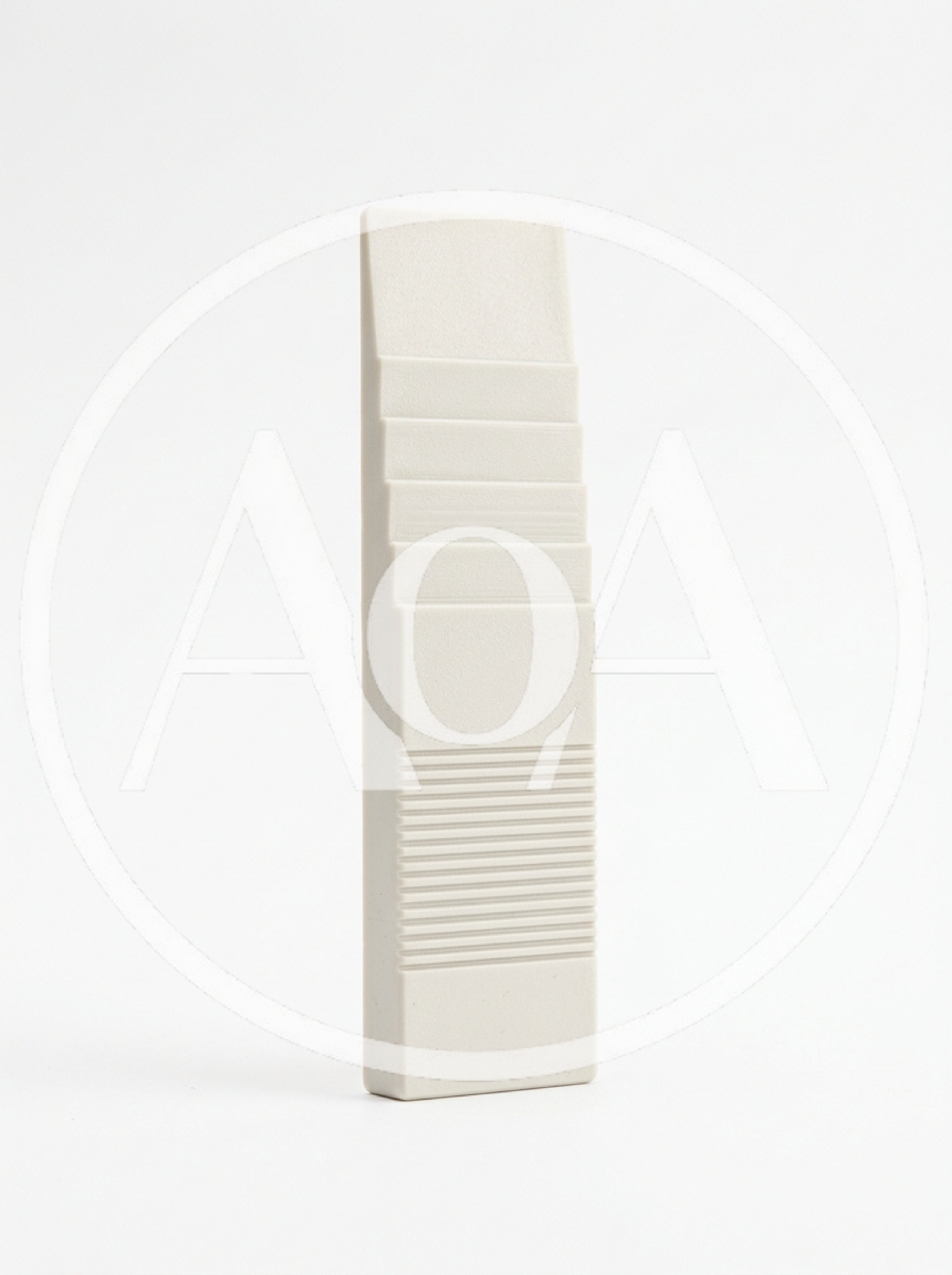 Plastic Door Wedge Stopper On White Background