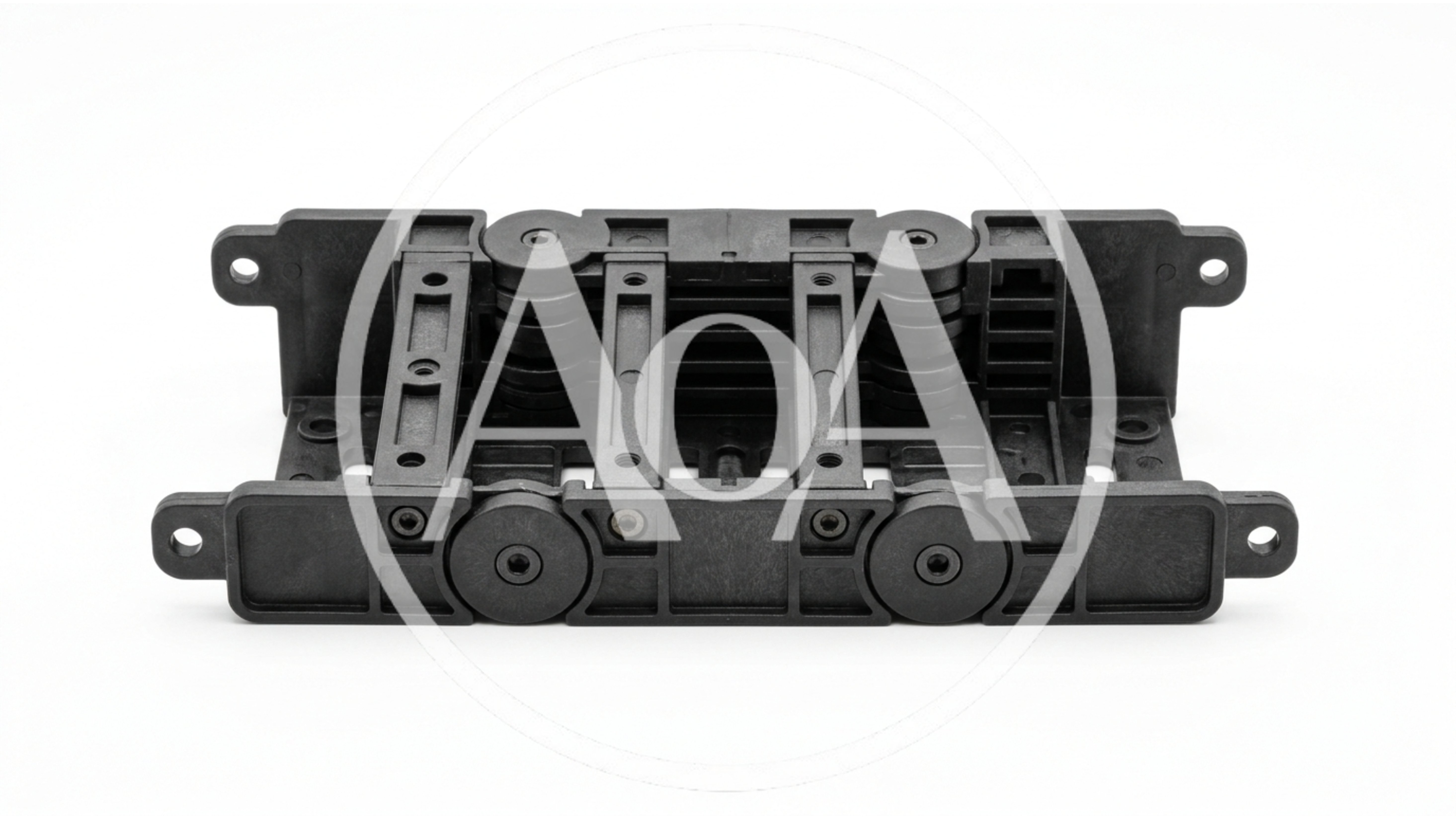 Black Plastic Mechanical Chassis Component