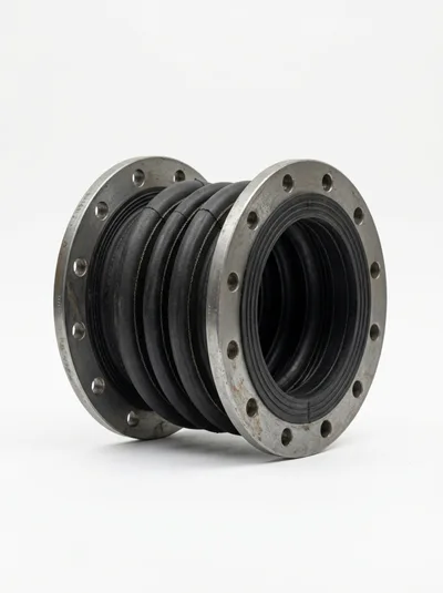 Industrial Rubber Expansion Joint With Metal Flanges