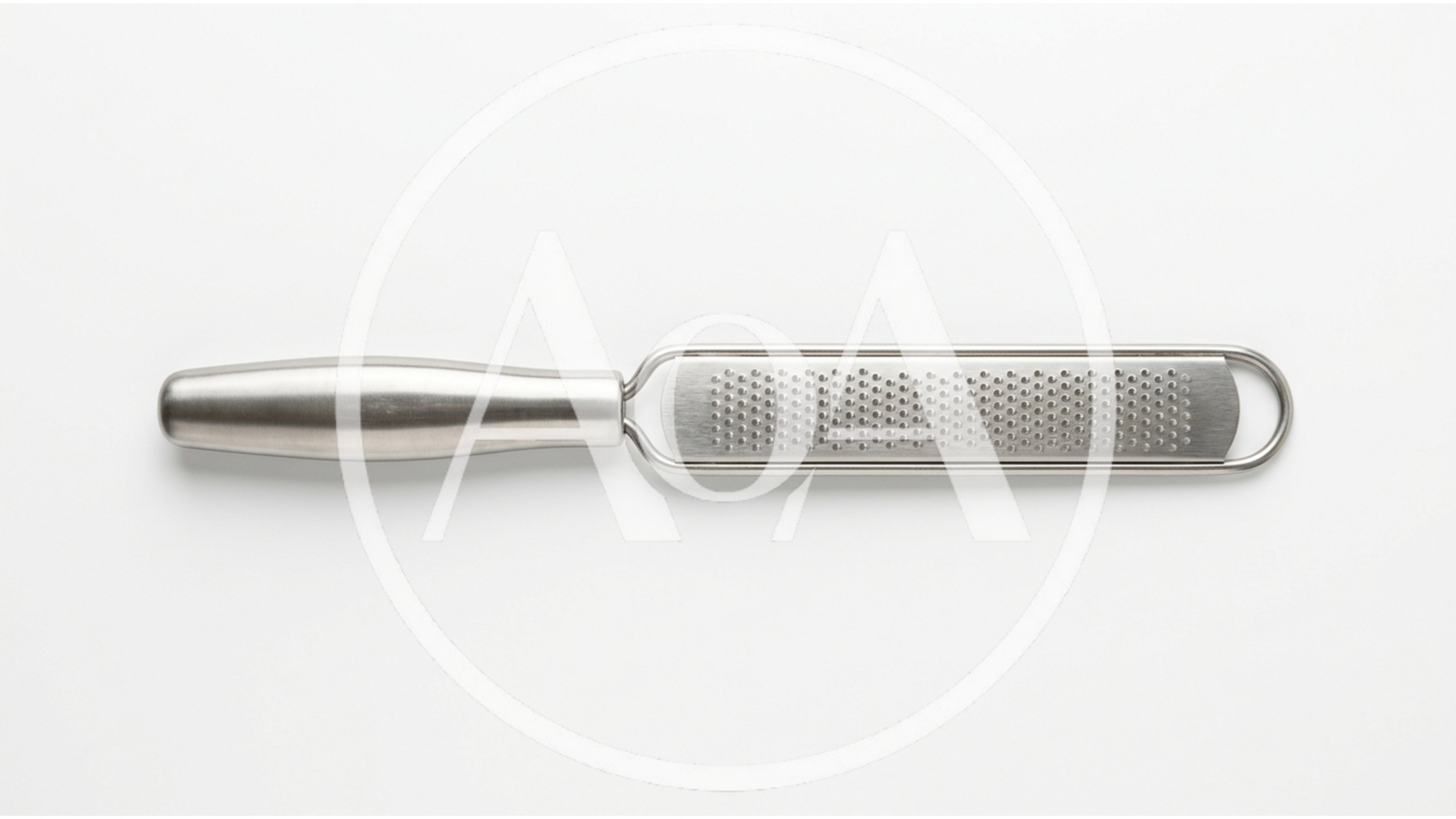Stainless Steel Kitchen Grater On White Background