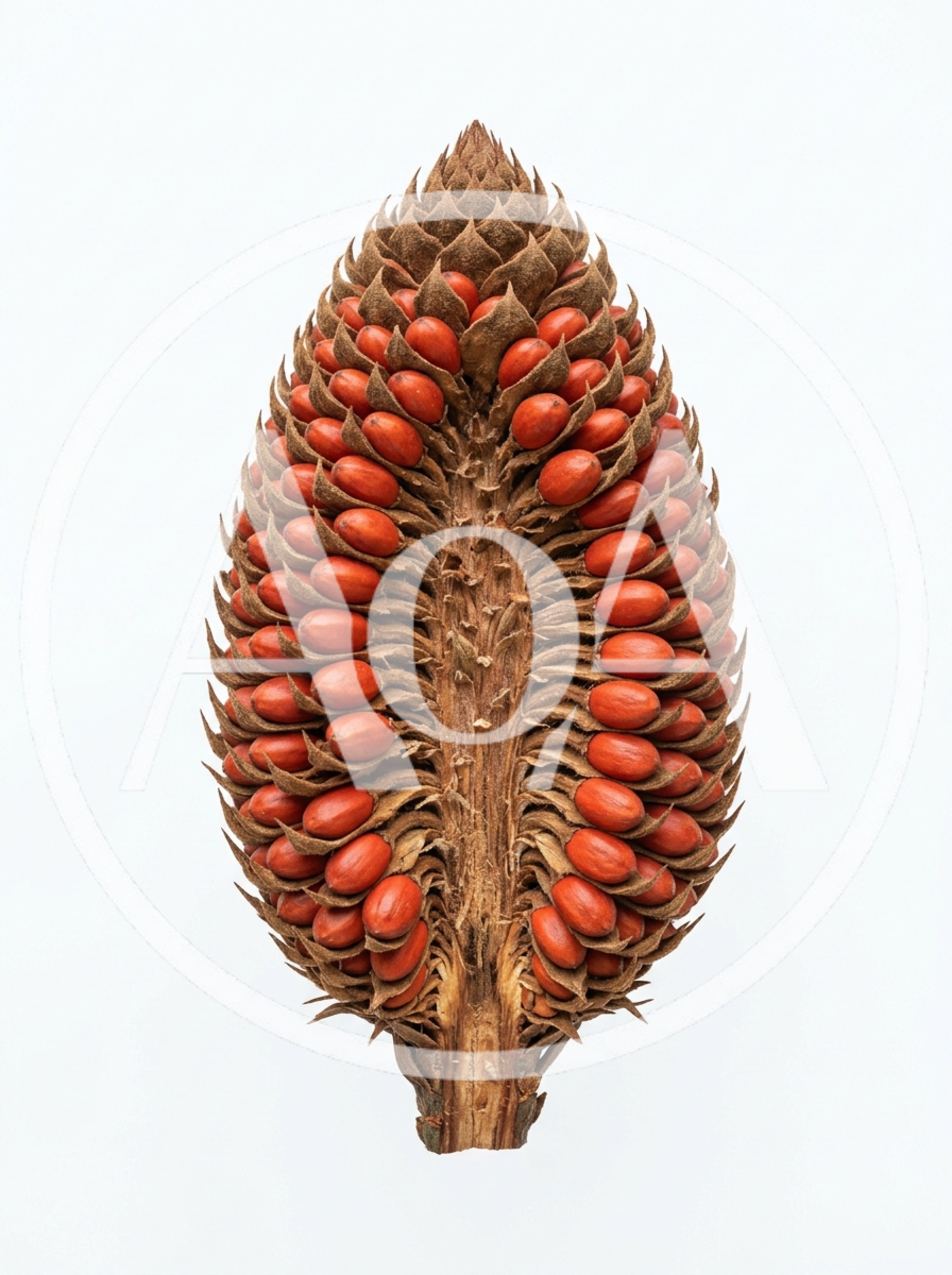 Cross Section Of A Cycad Seed Cone
