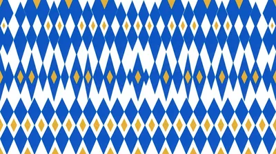 Bavarian Diamond Pattern Background Animation