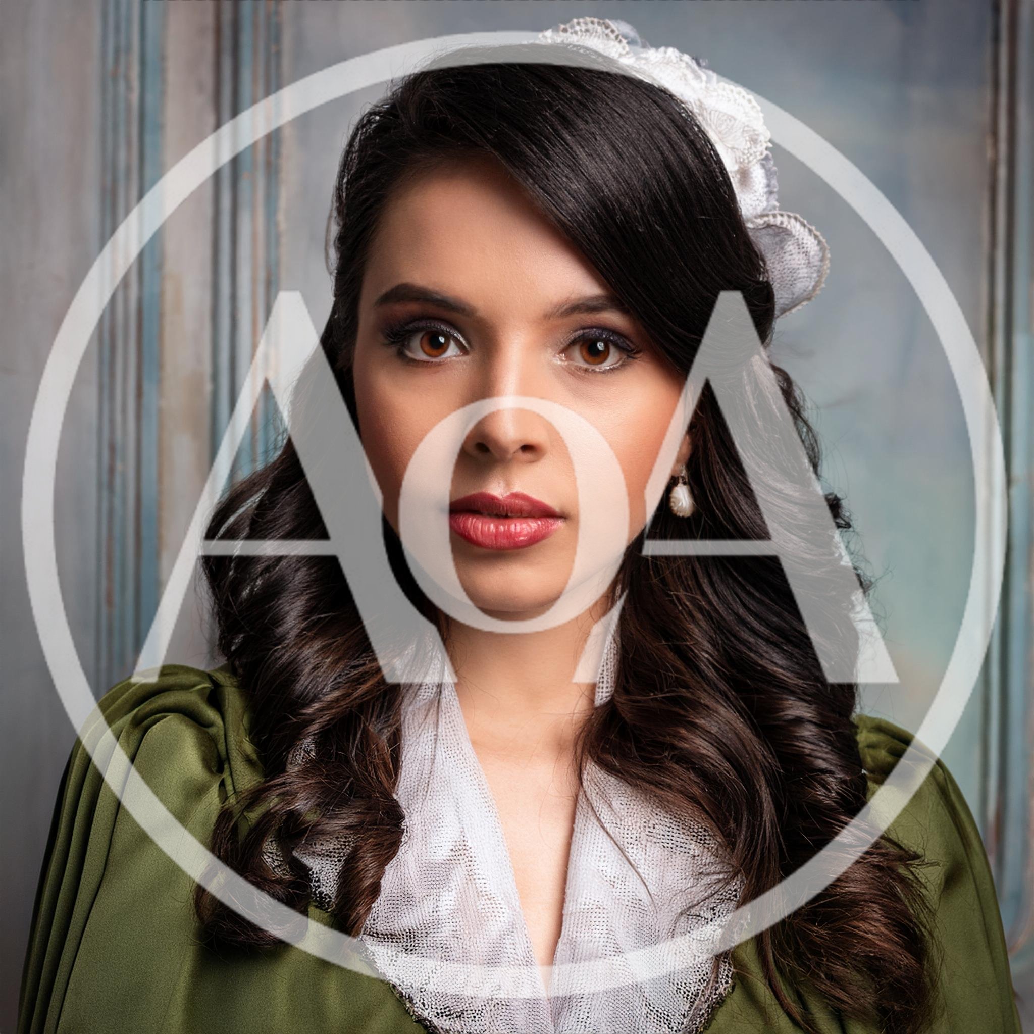 Portrait Of A Young Woman In Victorian Style Clothing