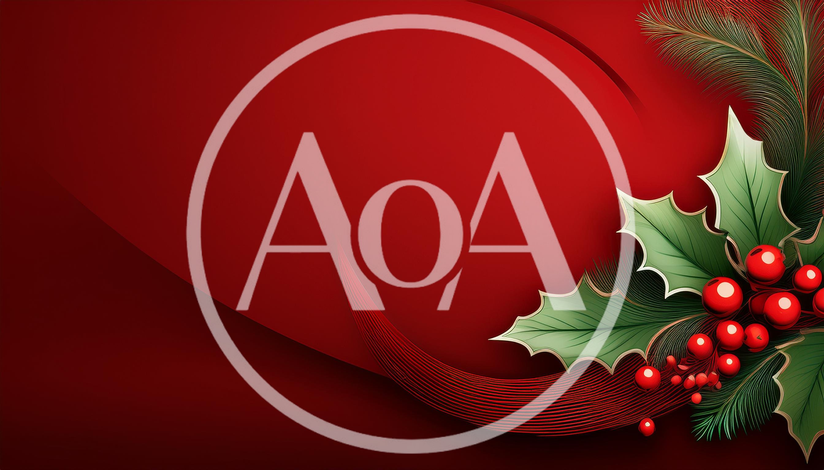 Christmas Holly And Pine Branch Holiday Background