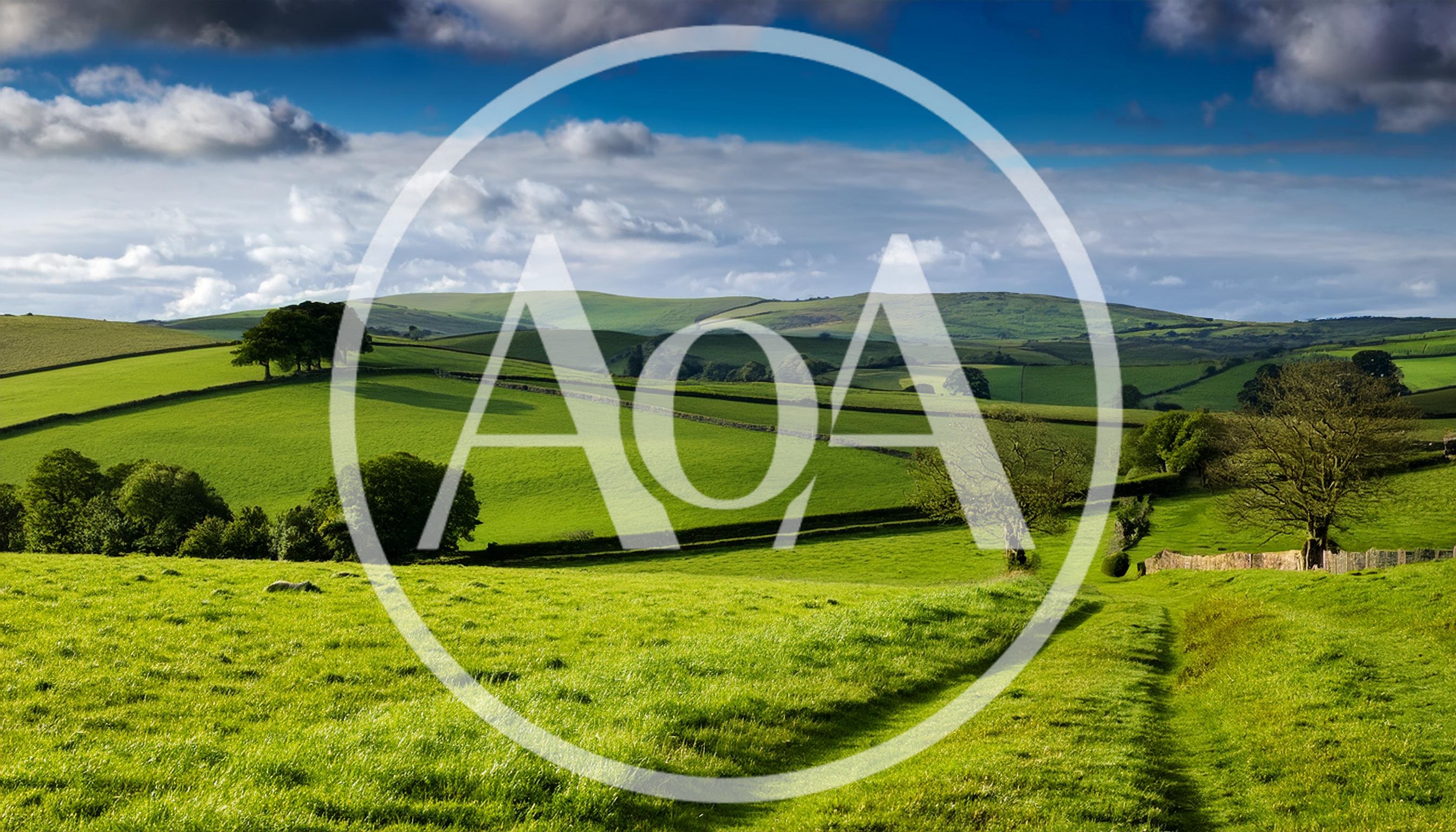 Rolling Green Hills Of The English Countryside