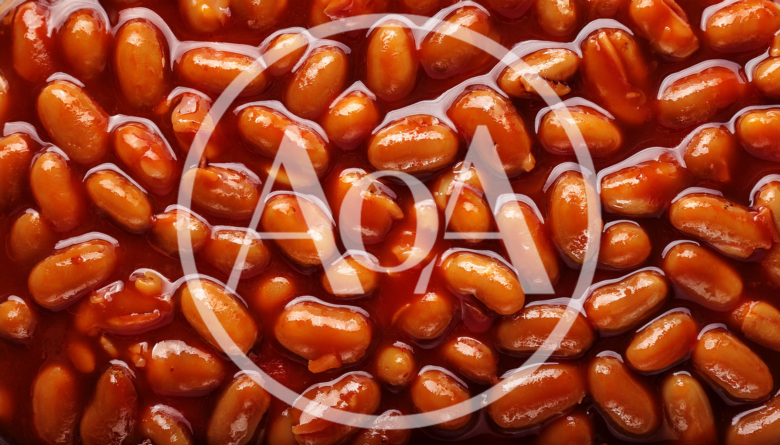 Close Up Of Baked Beans In Tomato Sauce
