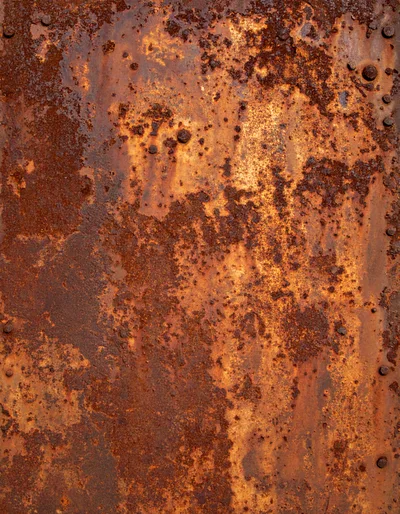 Weathered Metal Surface With Heavy Rust Texture